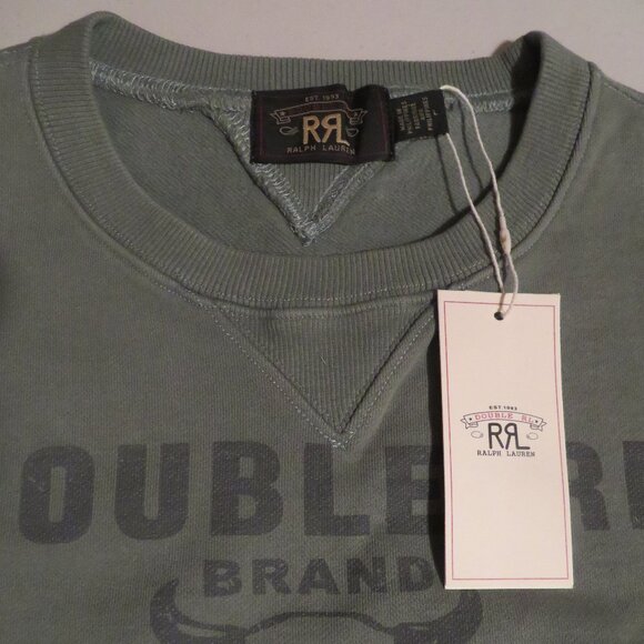 Polo Ralph Lauren Men's Double RL Ranch Logo Buffalo Fleece Sweatshirt - Picture 4 of 12